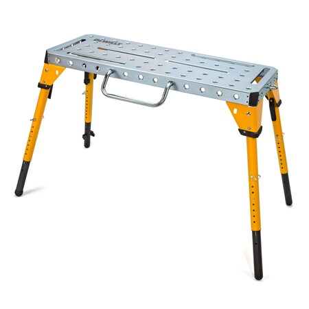 Dewalt Adjustable Height Portable Steel Welding Table and Work Bench 92796